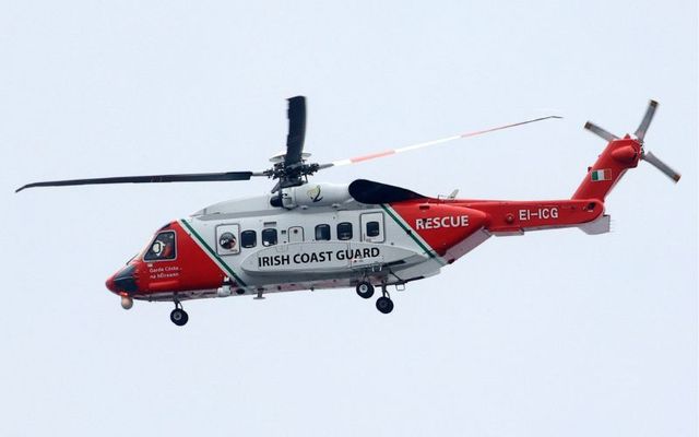 An Irish Coast Guard helicopter, pictured here in 2021.