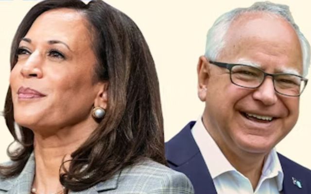 Vice President Kamala Harris and Governor Tim Walz.