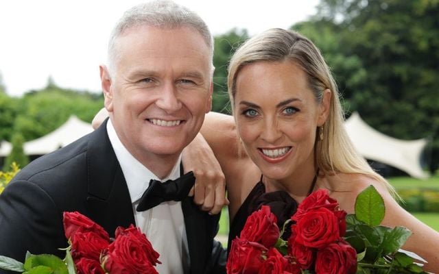 Dáithí Ó Sé and Kathryn Thomas, hosts of the Rose of Tralee 2024.