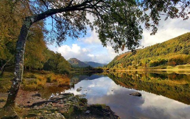 Upper Lake in the Wicklow Mountains, one of Ireland\'s most popular filming locations.