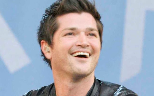 The Script lead singer Danny O\'Donoghue performing on the Main Stage on the second day at Oxegen 2009 music festival in Punchestown, Co Kildare.