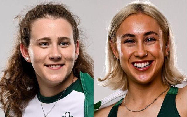 Róisín Ní Riain (L) and Orla Comerford (R) each won Bronze in their events on Tuesday, September 3.