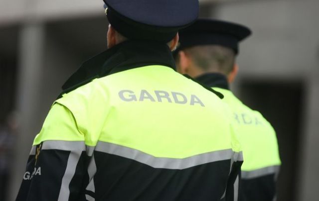 Irish police prep as Ireland takes on England in Dublin.