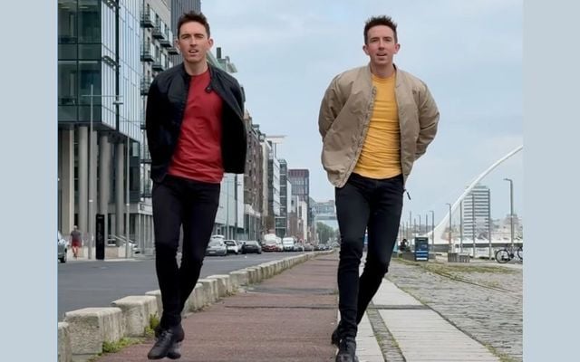 Gardiner Brothers, the Irish dance duo, wowed Ryan Reynold with their \"Bye bye\" homage.