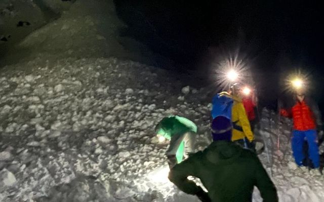 Scenes from the search and rescue operation on Cerro López in Argentina.