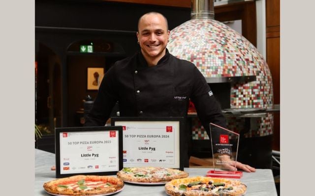 Little Pyg\'s Head Pizza Chef Federico Rapali.