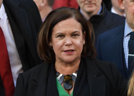 Sinn Féin\'s leader Mary Lou McDonald.