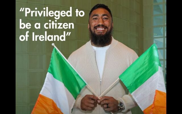 Rugby star Bundee Aki is among the 3,600 people who became Irish citizens on Monday, September 16.