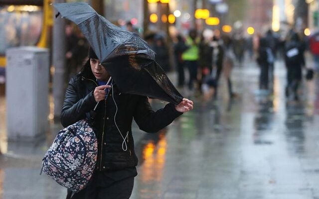 Orange and Yellow weather warnings are in place across Ireland until Sunday evening.