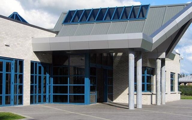 The exterior of the Tralee Sports Complex in Co Kerry prior to the January 6 roof collapse.