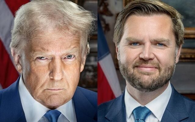 US President Donald Trump and US Vice President JD Vance.