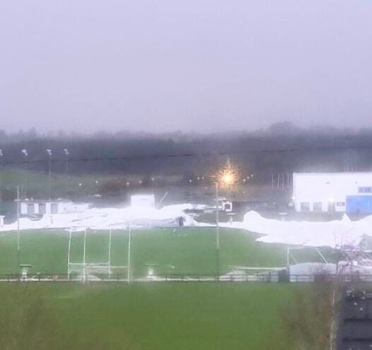 Connacht GAA Air Dome in Co Mayo flattened by Storm Éowyn