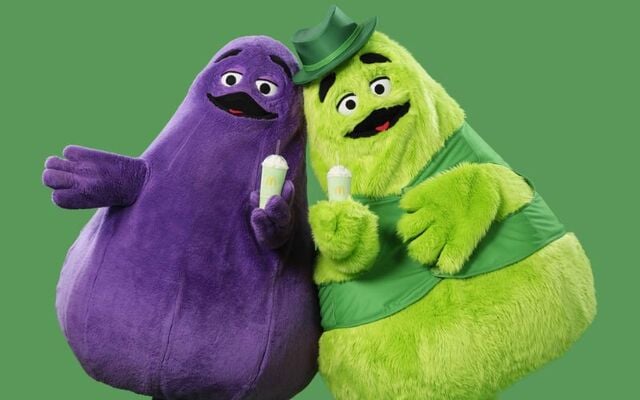 Grimace (left) and his Uncle O\'Grimacey.