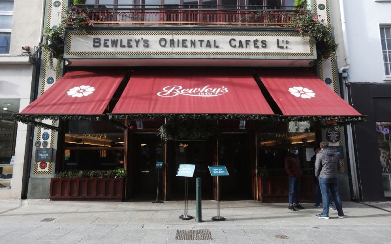 Bewley's Café one of 11 food businesses served with closure or prohibition orders in January