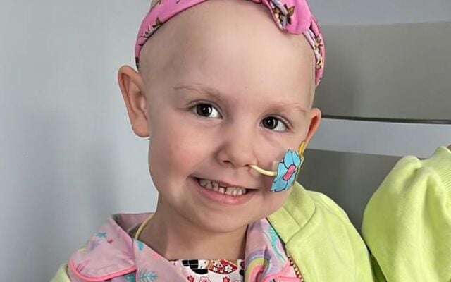 Fiadh Ronan, 5, was diagnosed with neuroblastoma in October 2023.