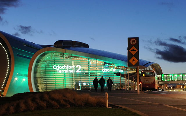 Dublin airport.