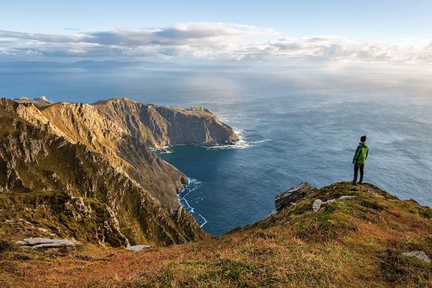 The Slieve League cliffs, in County Donegal.
