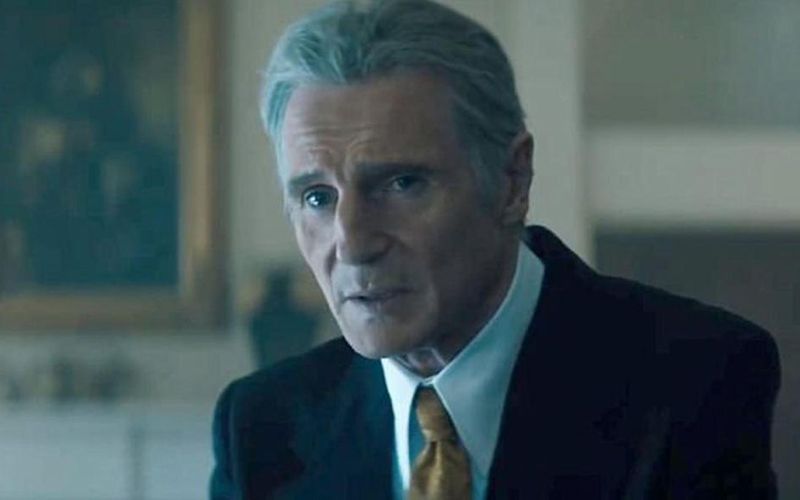 Liam Neeson looks grey and gaunt in Deep Throat Nixon drama ...