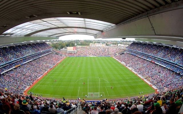 A view of Croke Park in Dublin.