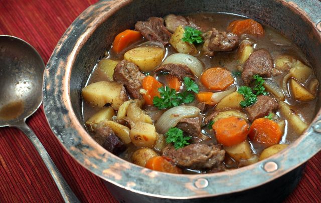 This slow cooker Irish stew recipe is perfect for family dinners