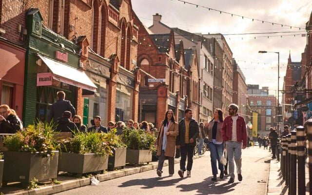 Why I love Dublin: Drury\'s Street off Grafton Street.