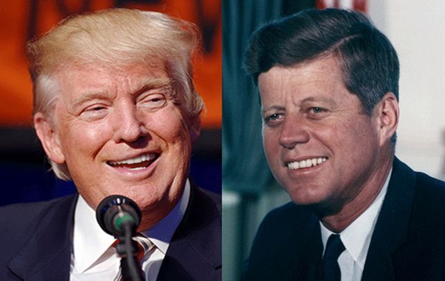 Original artwork from Trump and JFK for sale in same auction ...