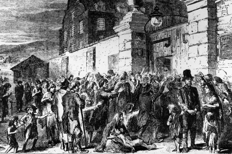 Eyewitness account of a Great Famine workhouse on Christmas Day 1847