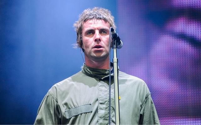 Liam Gallagher, half of the Irish duo that makes up the frontmen of Oasis.