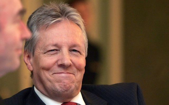 The former leader of the DUP Peter Robinson. 