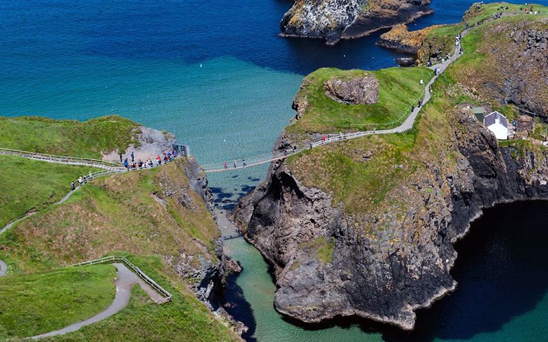 Carrick a rede rope bridge County Antrim