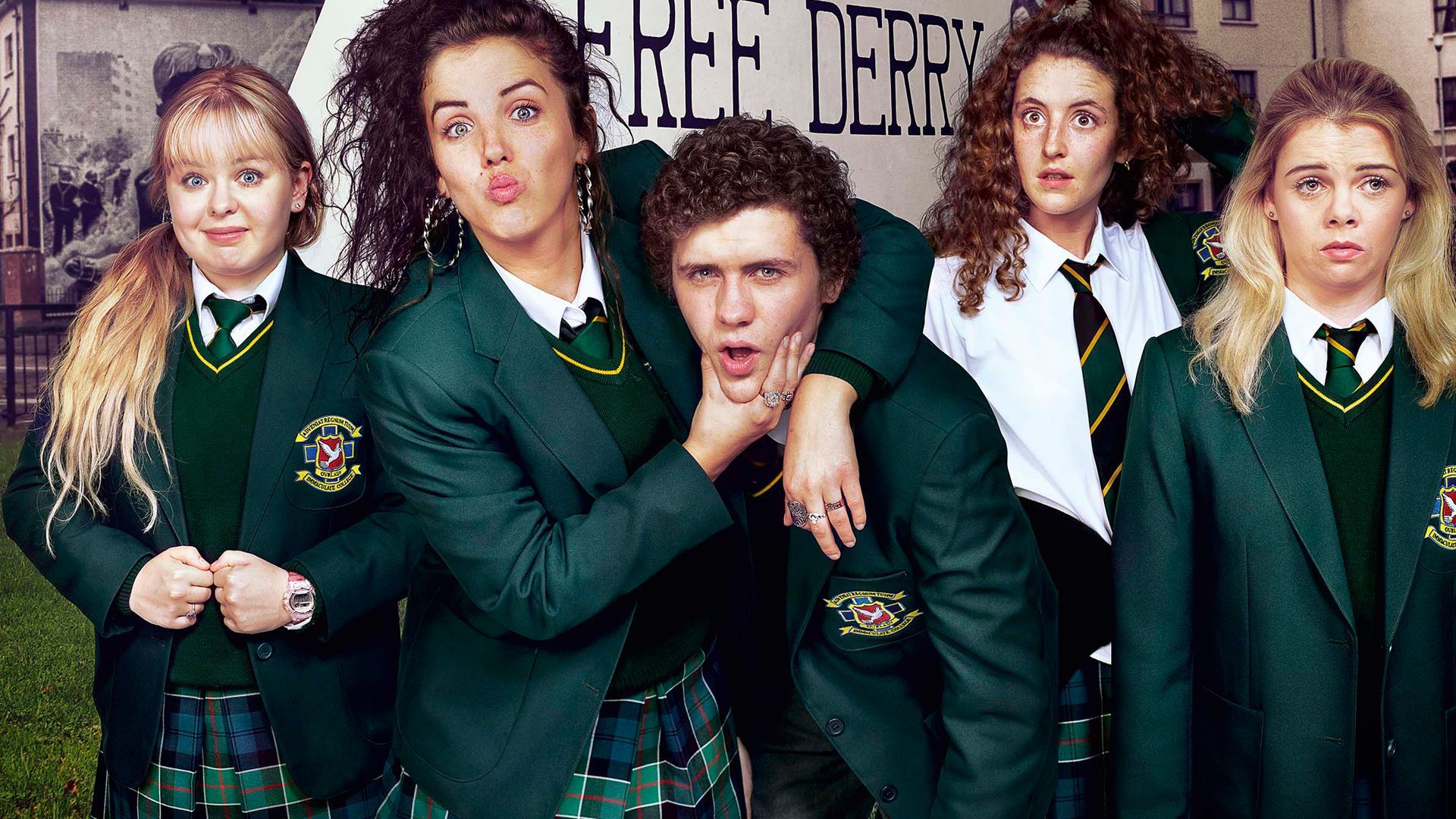 Derry Girls begins on Netflix in the US this month IrishCentral