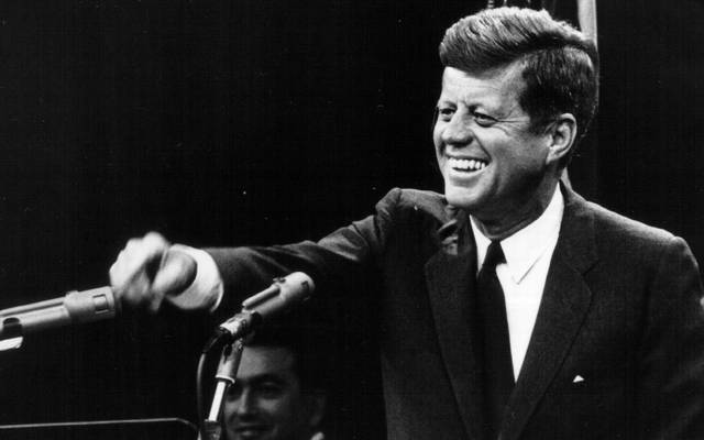 President John F. Kennedy. 