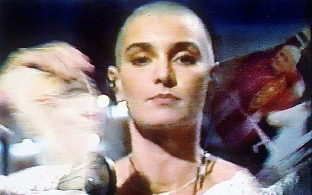 Sinead O\'Conor on \"Saturday Night Live\" in 1992.