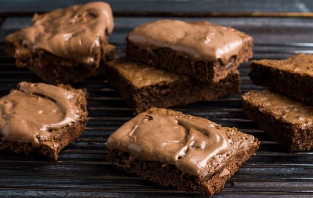 Chocolate Guinness brownie with stout butter frosting recipe