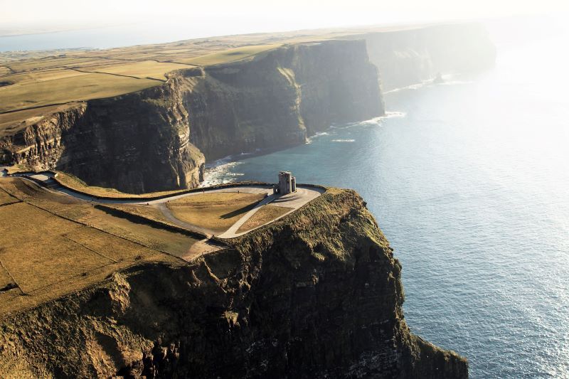 Cliffs of Moher rescue operation at tourist falls onto ledge