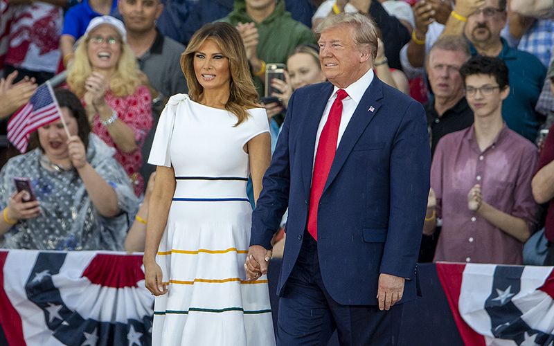 Melania dress outlet july 4th 2019