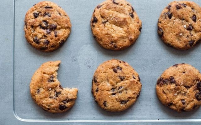 Chocolate Guinness cookies with Baileys frosting - what could be a more glorious flavor combo! (Stock Photo)