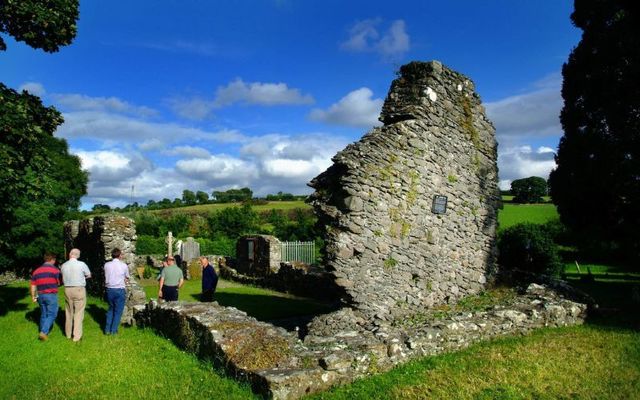 The amazing jumping church wall of Millockstown Church, in Louth.