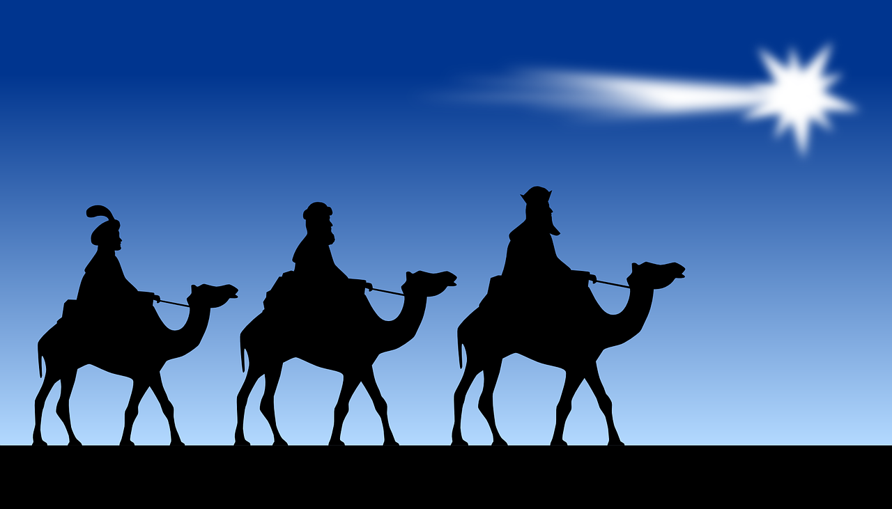 Wise men's gifts of gold, frankincense, and myrrh - Jesus was a wealthy child at Christmas