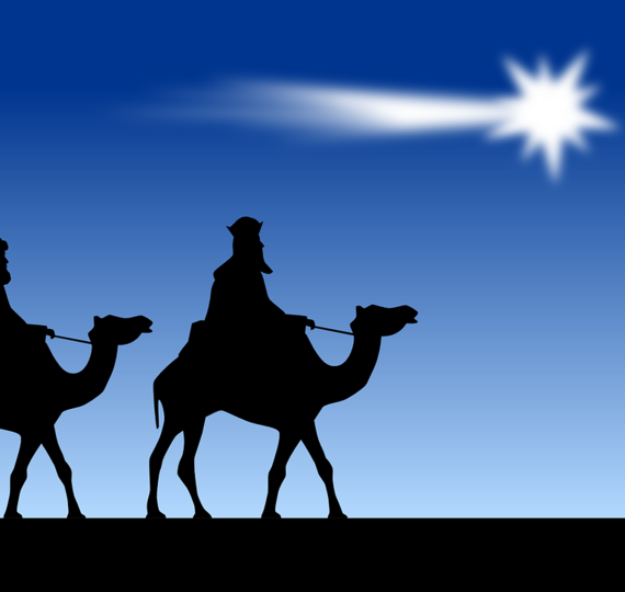 Wise men's gifts of gold, frankincense, and myrrh - Jesus was a wealthy child at Christmas