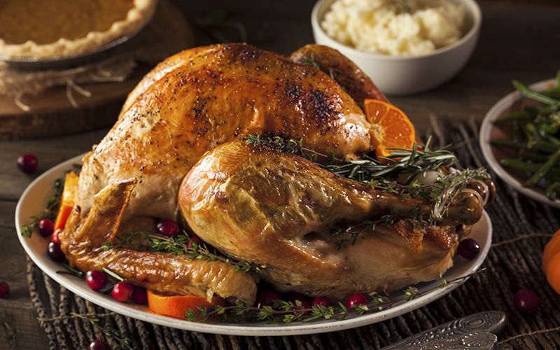 Thanksgiving roast turkey, sage and onion stuffing recipe