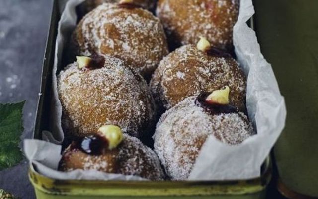 Make your very own Irish blackberry jam and custard donuts! Yum!