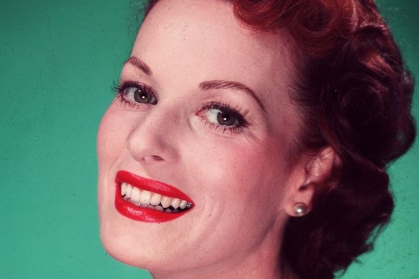 Irish screen legend Maureen O\'Hara pictured here circa 1947.