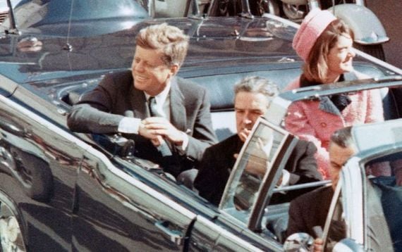 President John F. Kennedy autocolonne, Dallas, Texas, vrijdag 22 november 1963