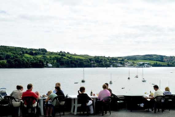 Glandore, looking out toward Union Hall.