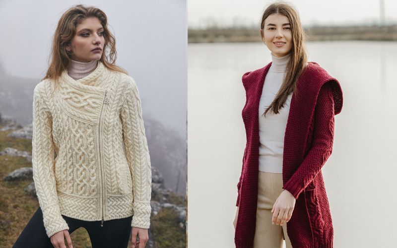Irish Sweaters - Aran Sweaters & Jumpers for Women