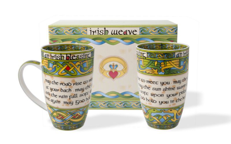 Royal Tara Irish Blessing Mug Set from ShamrockGift.com