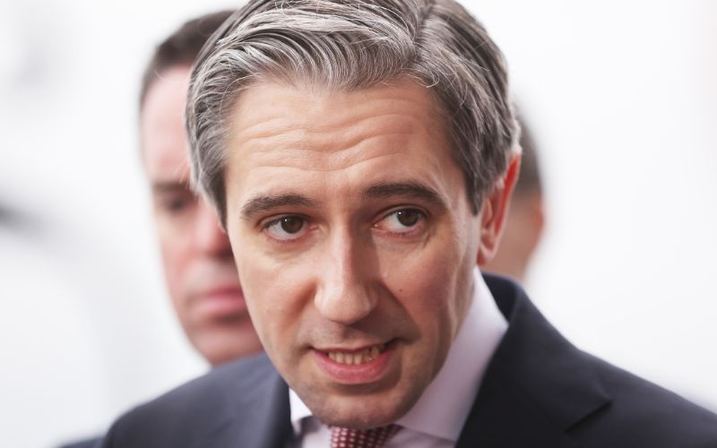 October 31, 2024: Taoiseach Simon Harris in Co Kildare. (RollingNews.ie)