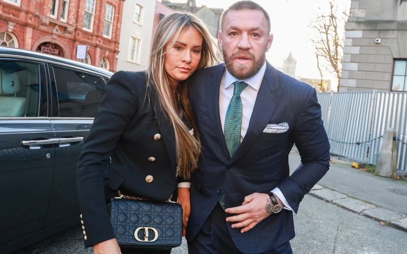 November 22, 2024: Dee Devlin and Conor McGregor arrive at the High Court in Dublin. (RollingNews.ie)