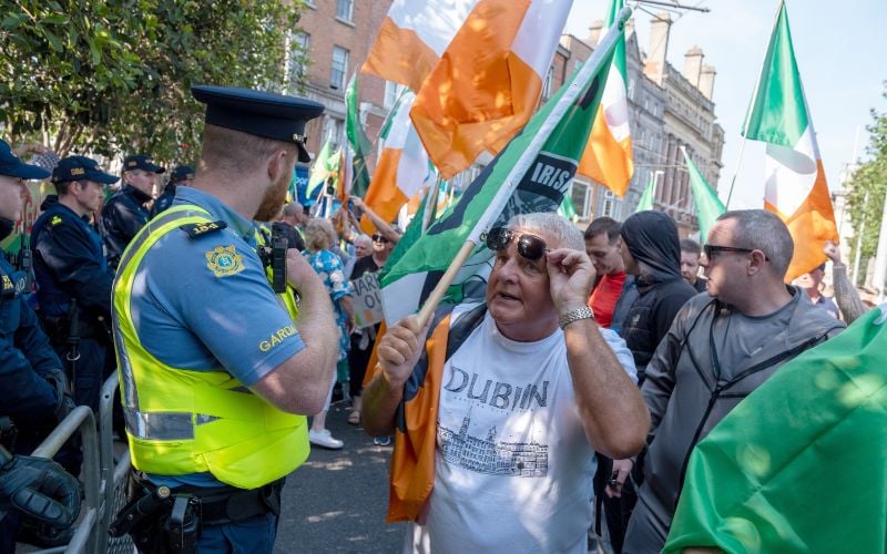 16 people charged after anti-immigration protest in Dublin